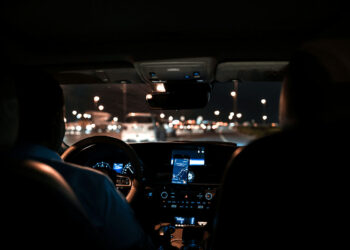 Nocna podróż z Uber